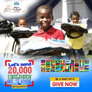 BLW Zimbabwe Zone Sends 32 indigent Children #BackTo School