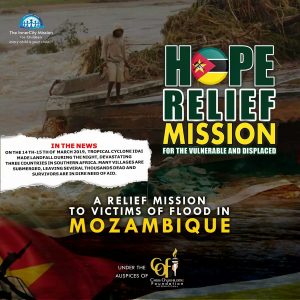 Why Sponsor the hope Mission to victims of Cyclone Idai in Mozambique!